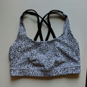 Lululemon Energy black and white bra